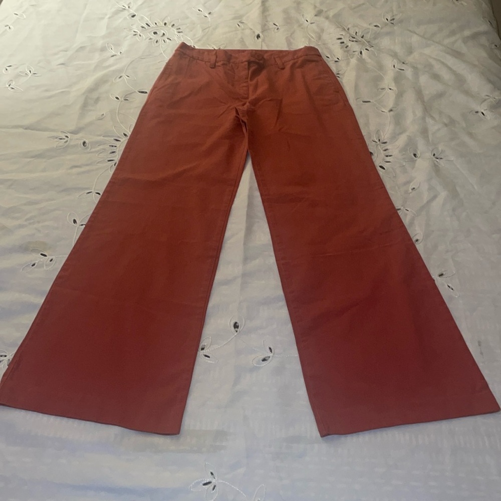 J Crew Chino flare leg pants, size 10 Tall